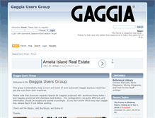 Tablet Screenshot of gaggiausersgroup.com